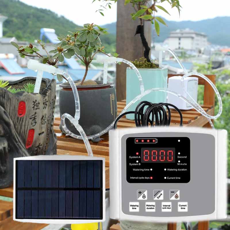 Smart Garden Project - Automatic Solar Energy Drip Irrigation Device