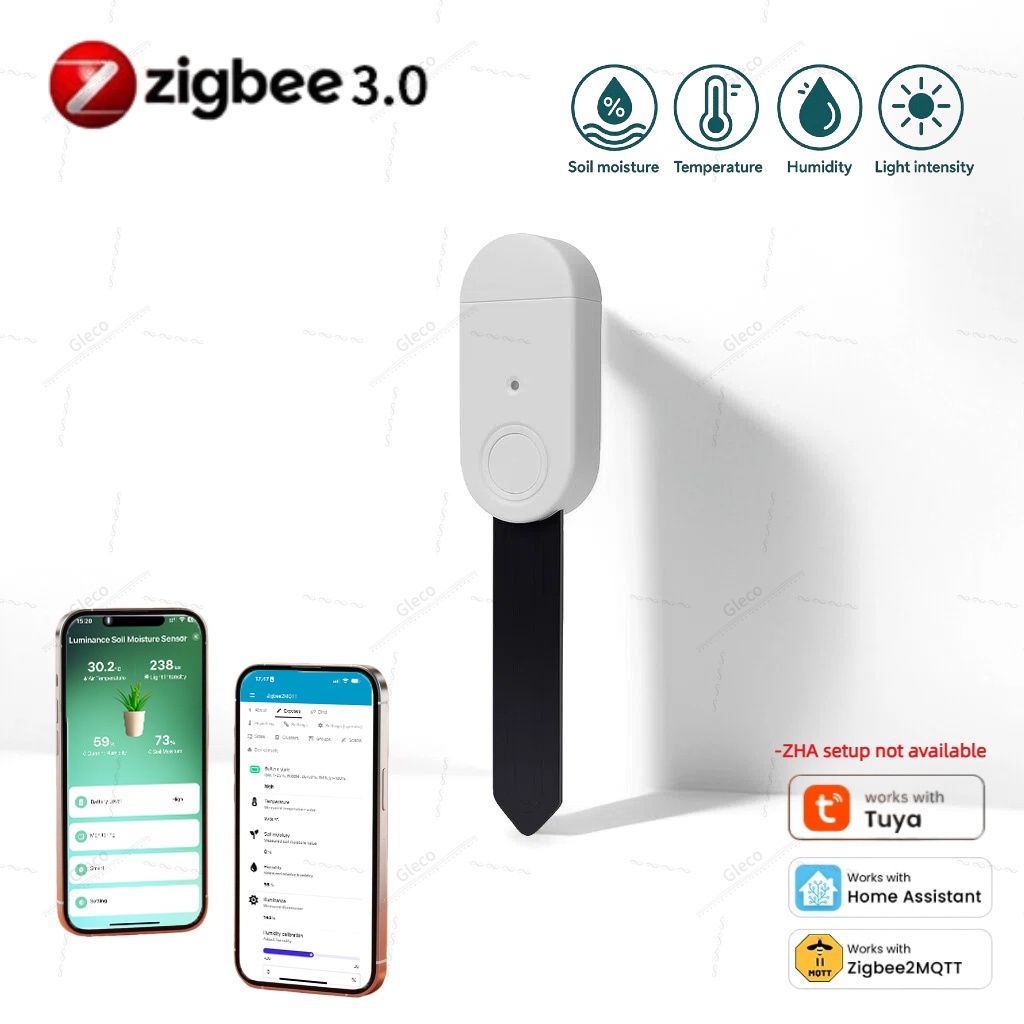 Smart Soil Sensor - 4in1 Zigbee Soil Moisture Temperature Humidity