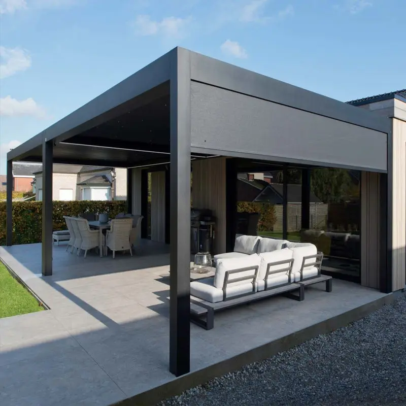 Smart Garden Construct - Outdoor Garden Gazebo Canopy Shade Bioclimatic