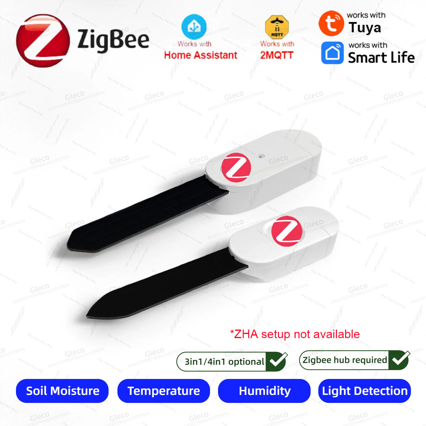 Smart Soil Sensor - Zigbee Soil Moisture Sensor Meter Temperature