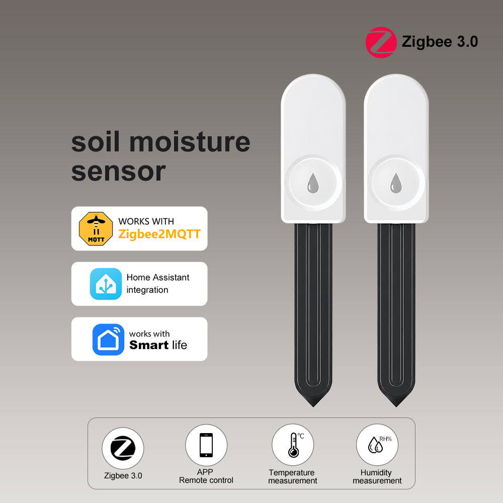 Smart Soil Sensor - ZigBee Soil Moisture Tester Humidity Meter