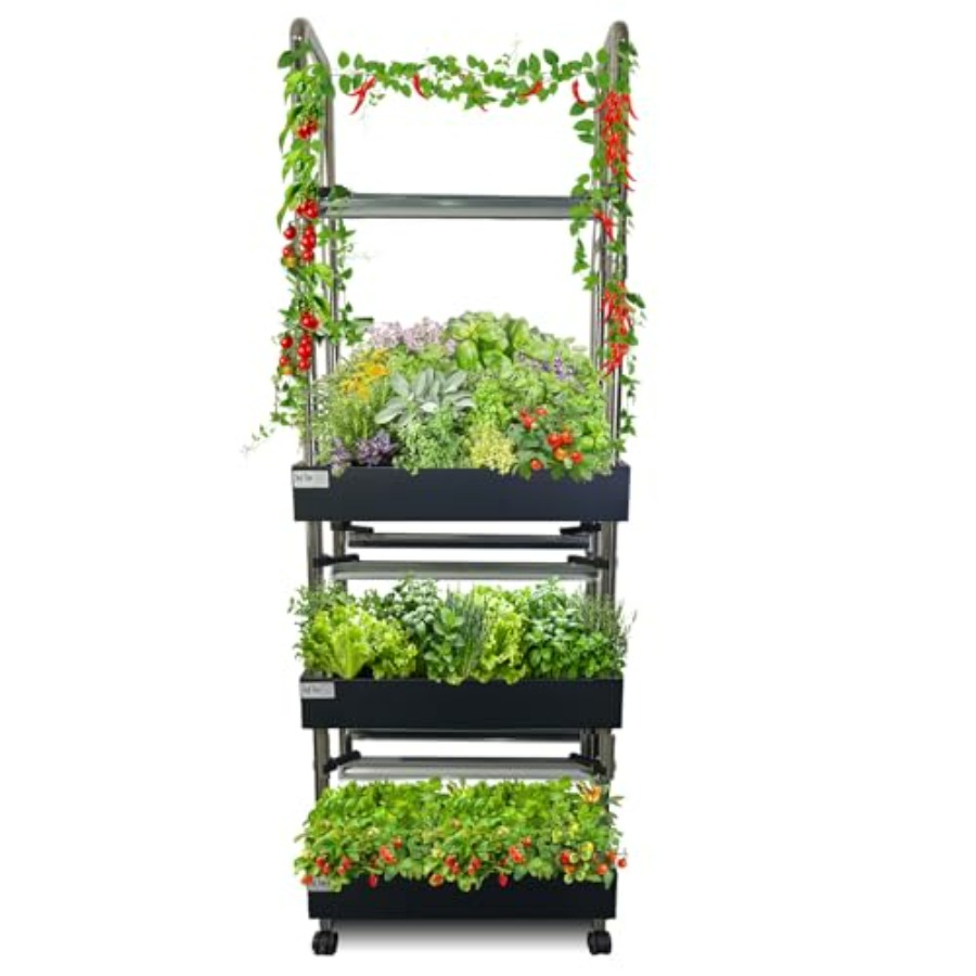 Smart Garden Lighting System - Indoor hydroponics growing system: vertical garden