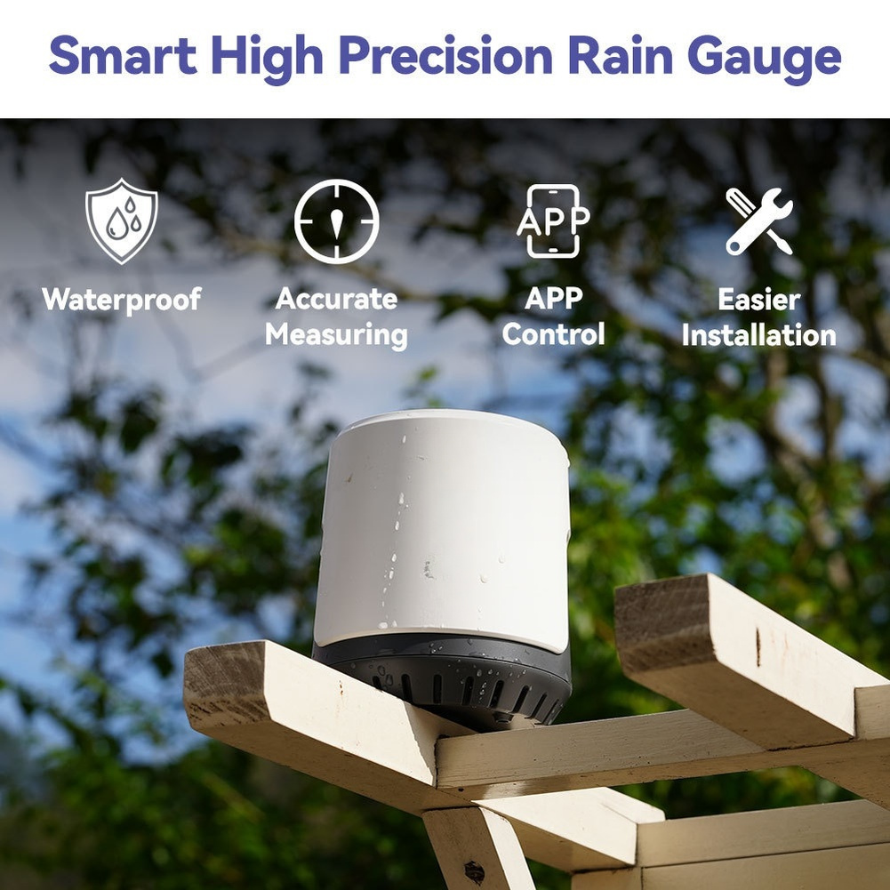 Smart Garden Monitoring System - Wireless Digital Rain Gauge For Smart