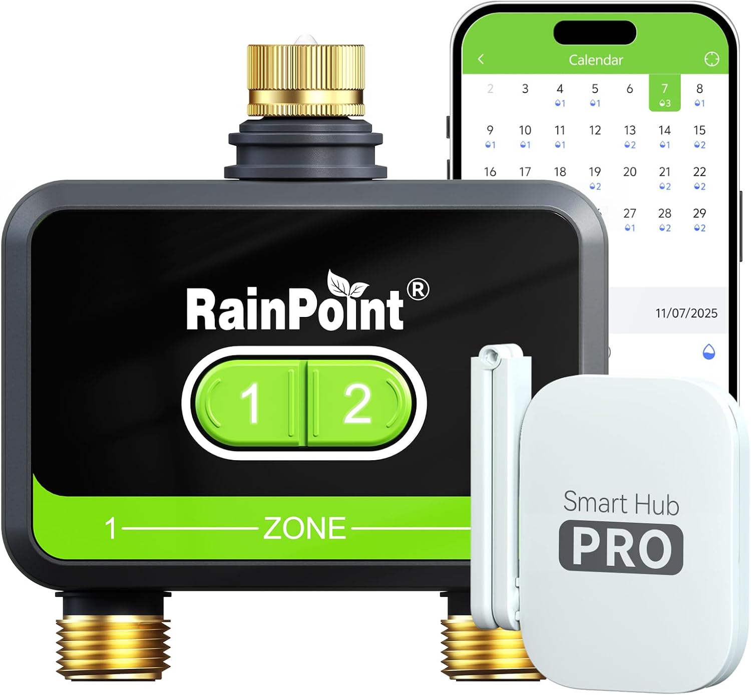 Smart Garden Usa - 2-Zone Smart WiFi Water Timer for