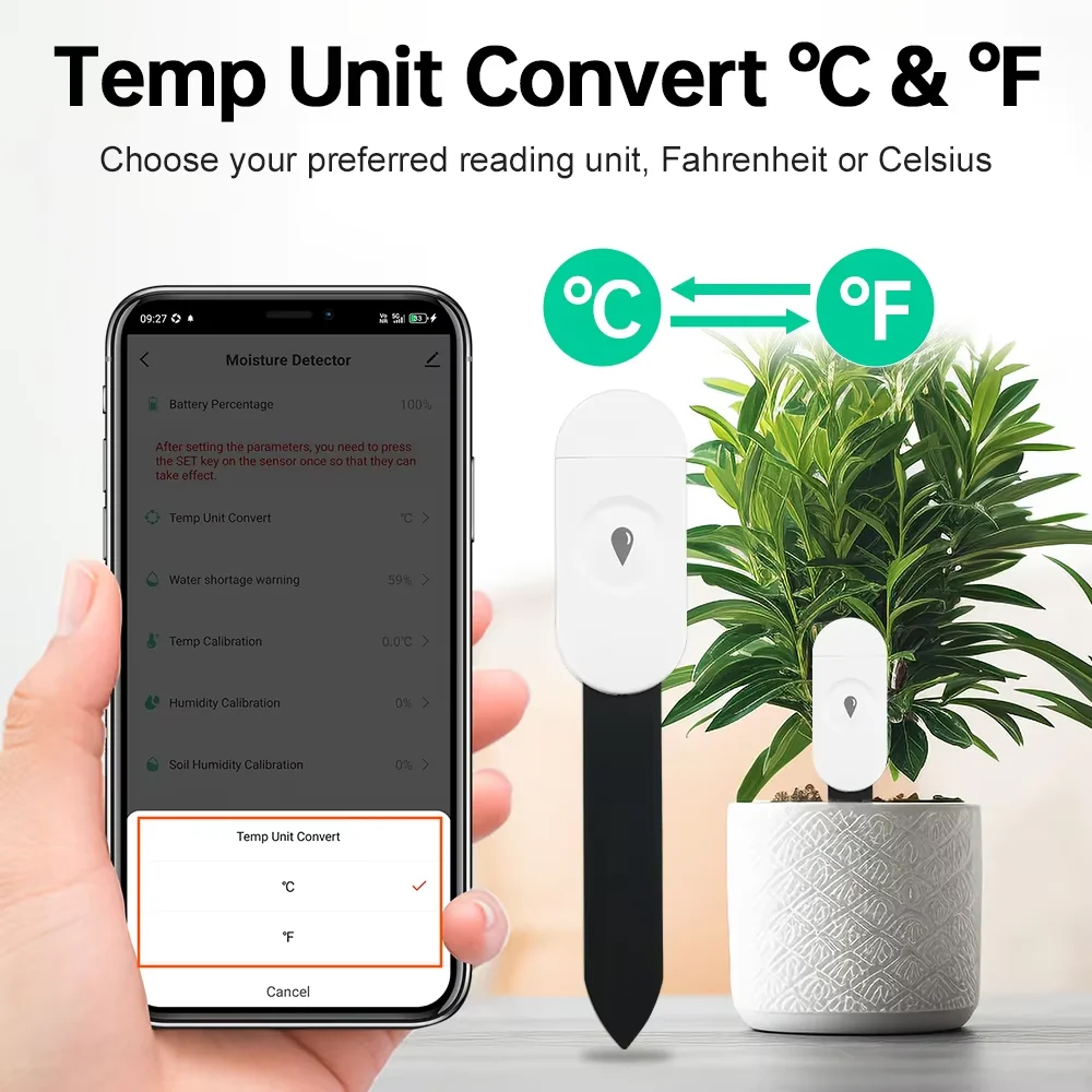 Zigbee Soil Moisture Sensor Hu - Smart Soil Sensor recension och pris