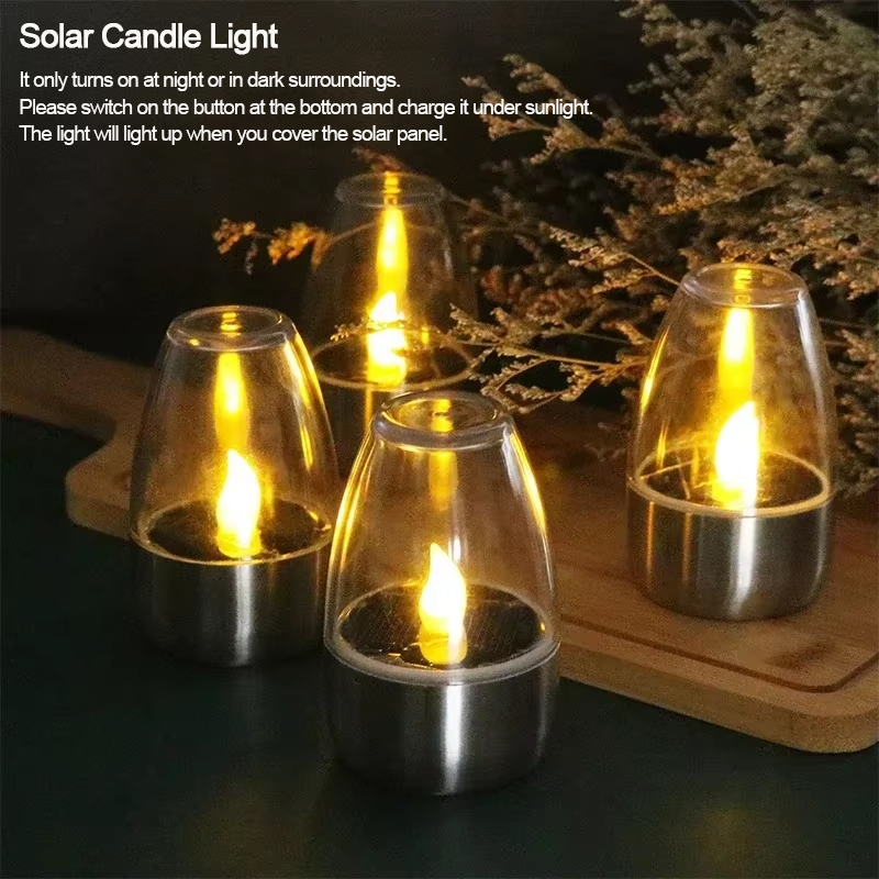 LED Solar Candles Light Flamel - Smart Garden Lighting System recension och pris