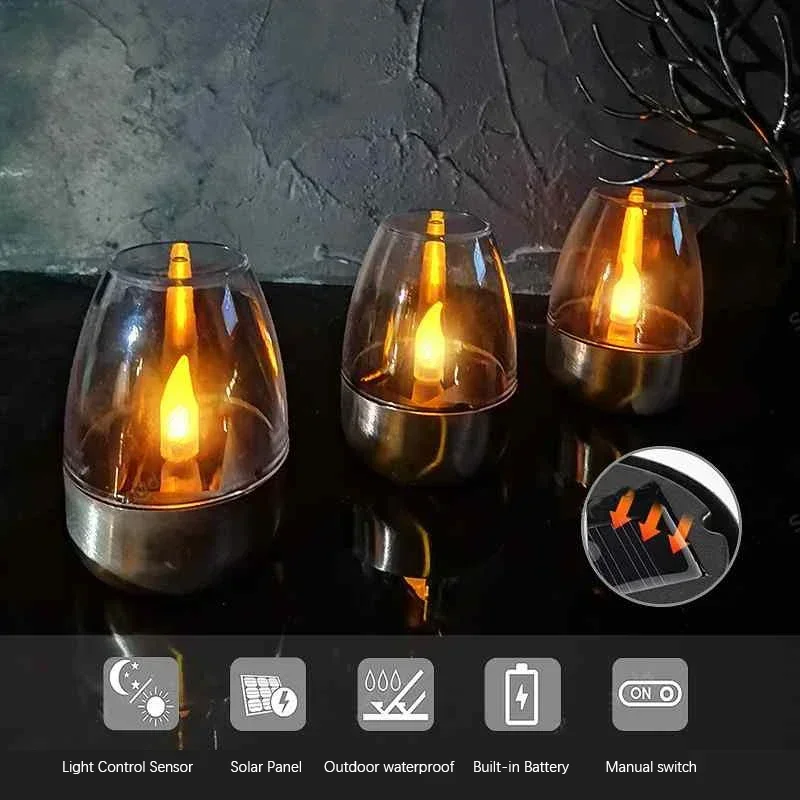LED Solar Candles Light Flamel - Smart Garden Lighting System recension och pris