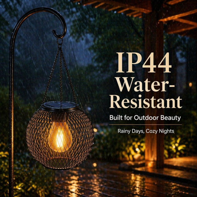 Solar Powered LED Hanging Floo - Smart Garden Lighting System recension och pris