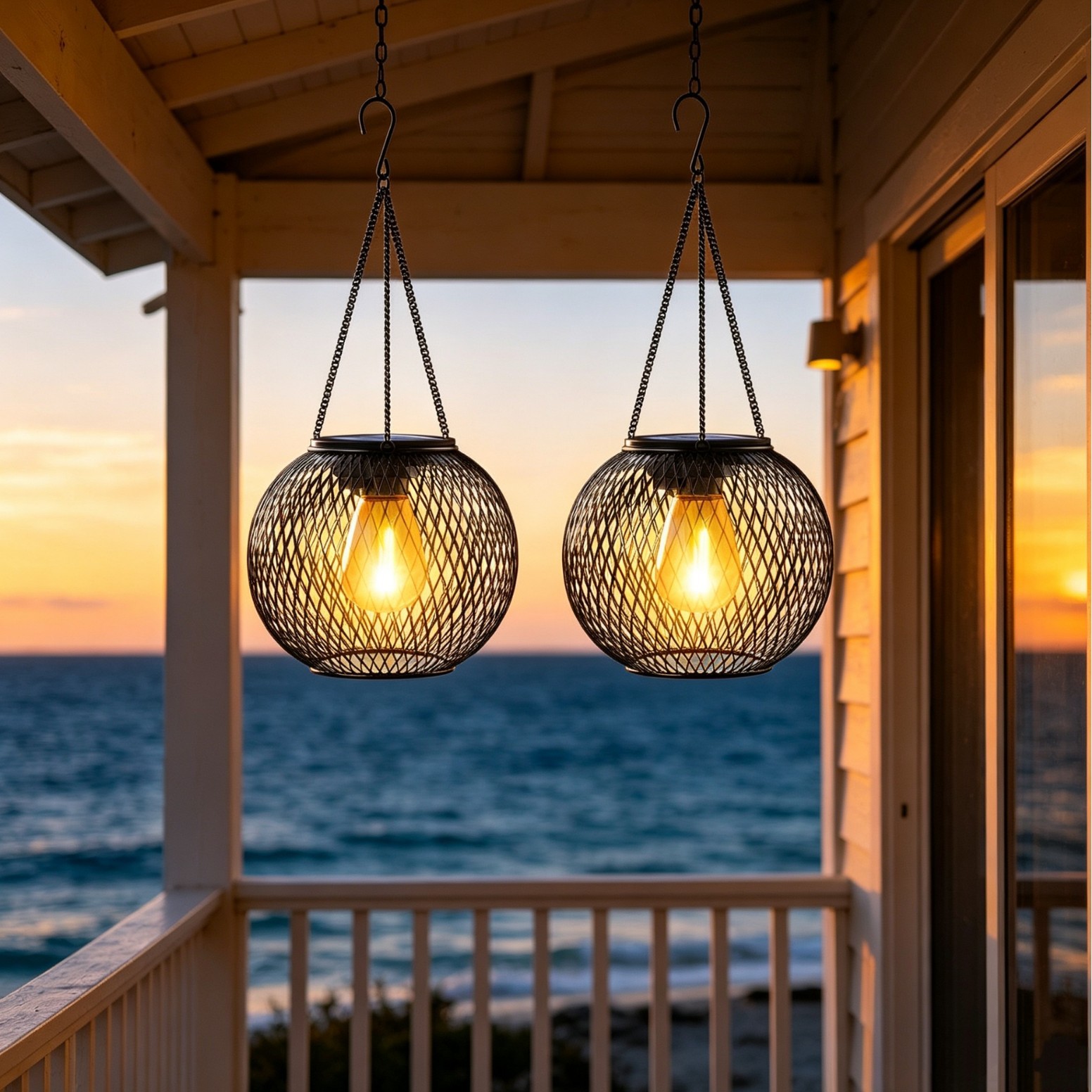 Solar Powered LED Hanging Floo - Smart Garden Lighting System recension och pris