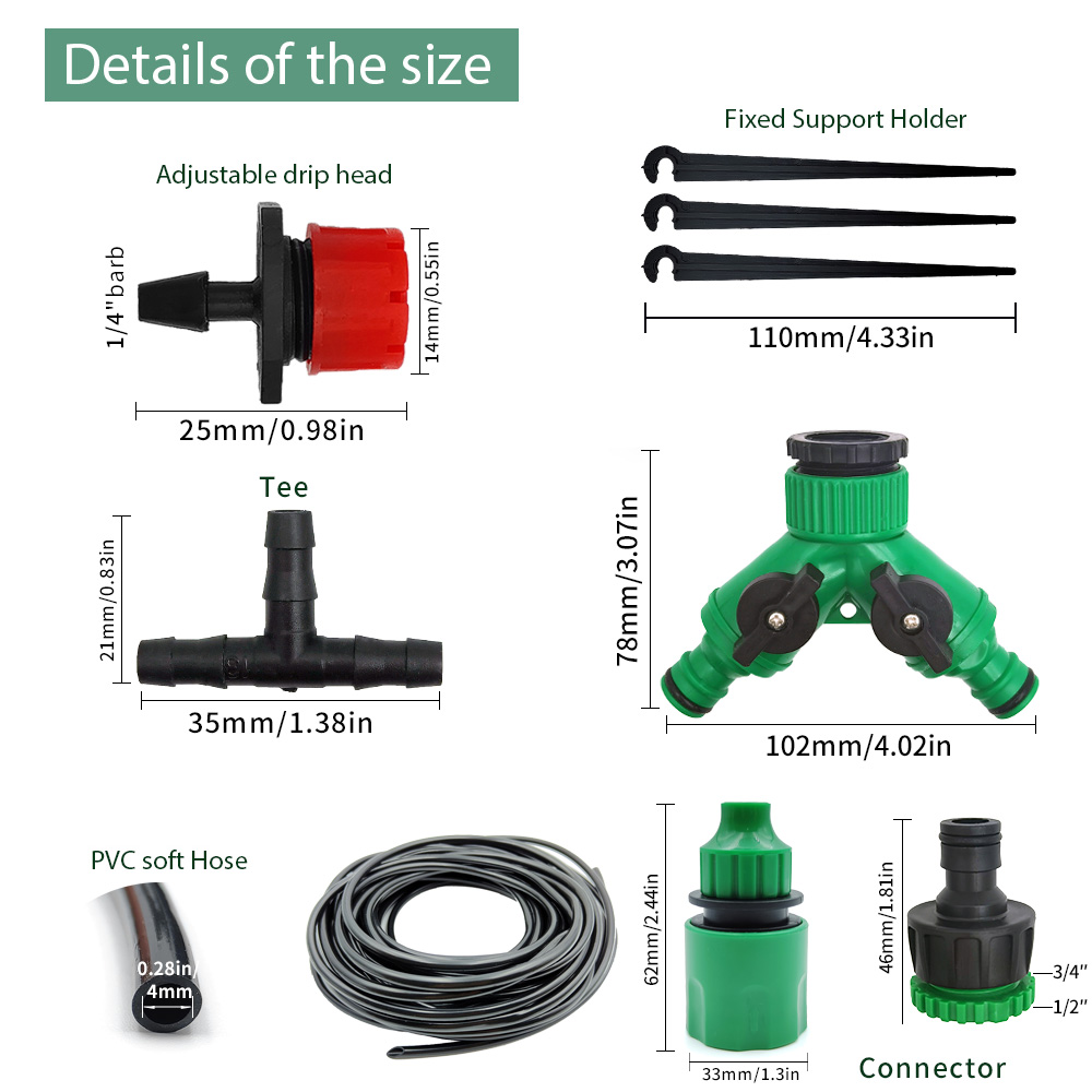 Greenhouse 15M-30M DIY Drip Ir - Smart Garden Project recension och pris