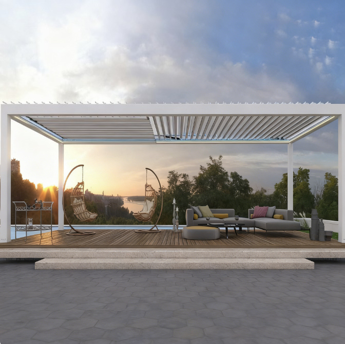 Aluminum Venetian Pergola,Elec - Smart Garden Construct recension och pris