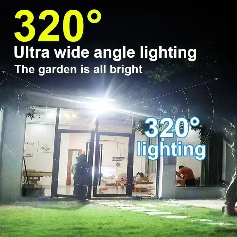 12000LM Powerful Solar Wall La - Smart Garden Lighting System recension och pris