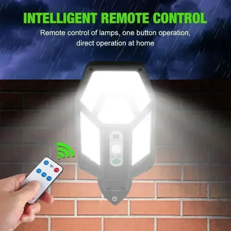 12000LM Powerful Solar Wall La - Smart Garden Lighting System recension och pris