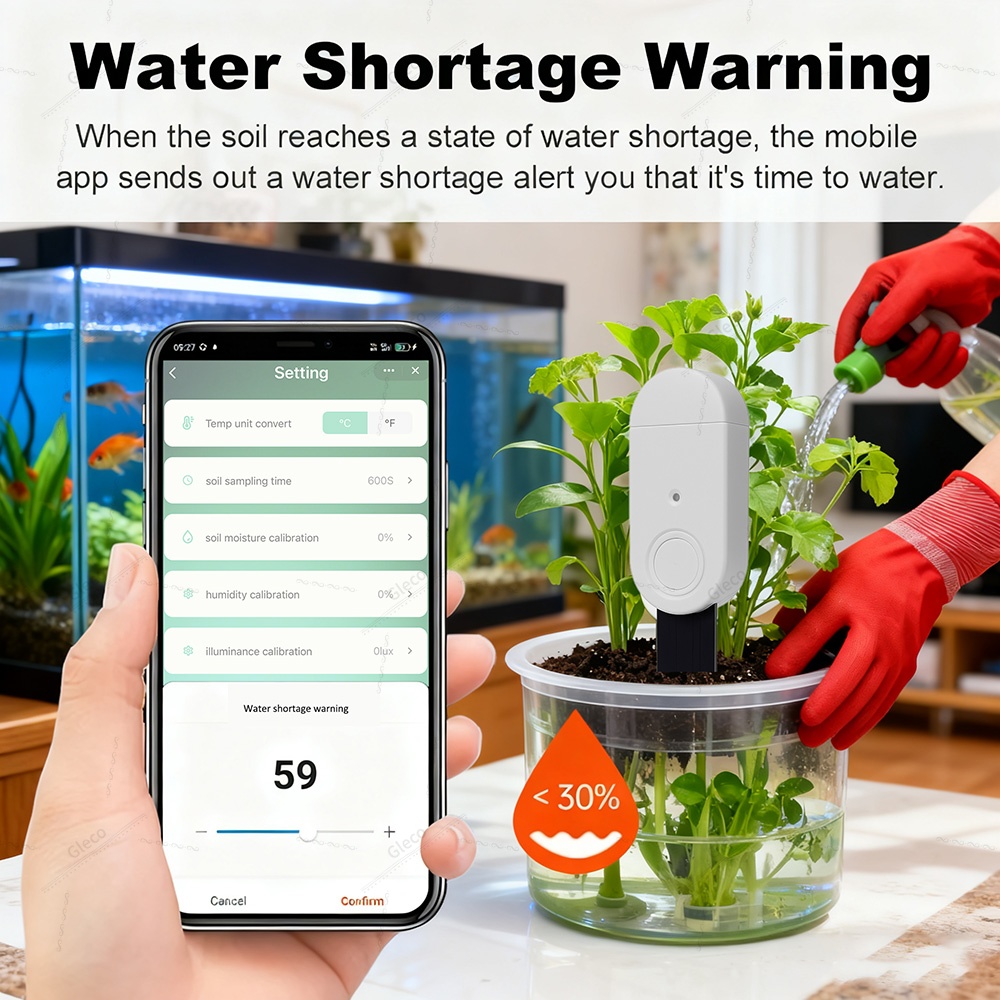 4in1 Zigbee Soil Moisture Temp - Smart Soil Sensor recension och pris