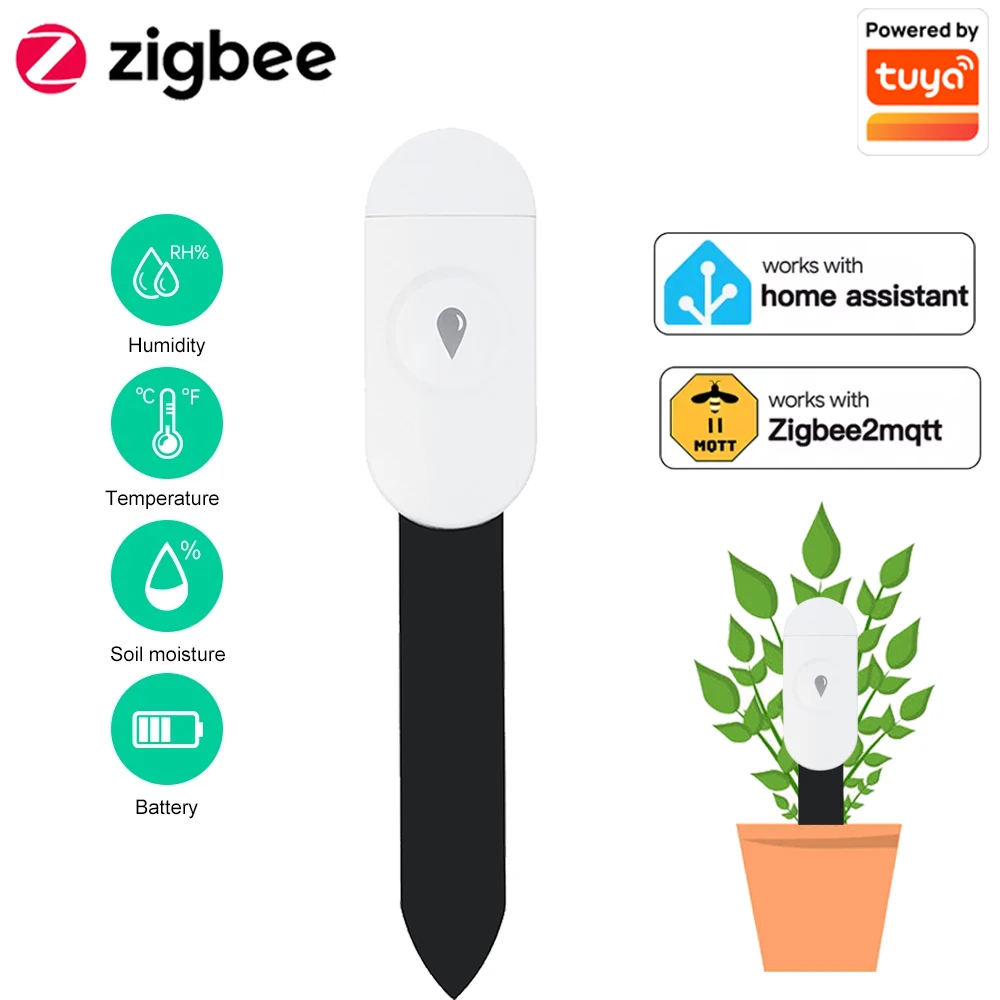 Tuya Zigbee Temperature Humidi - Smart Soil Sensor recension och pris