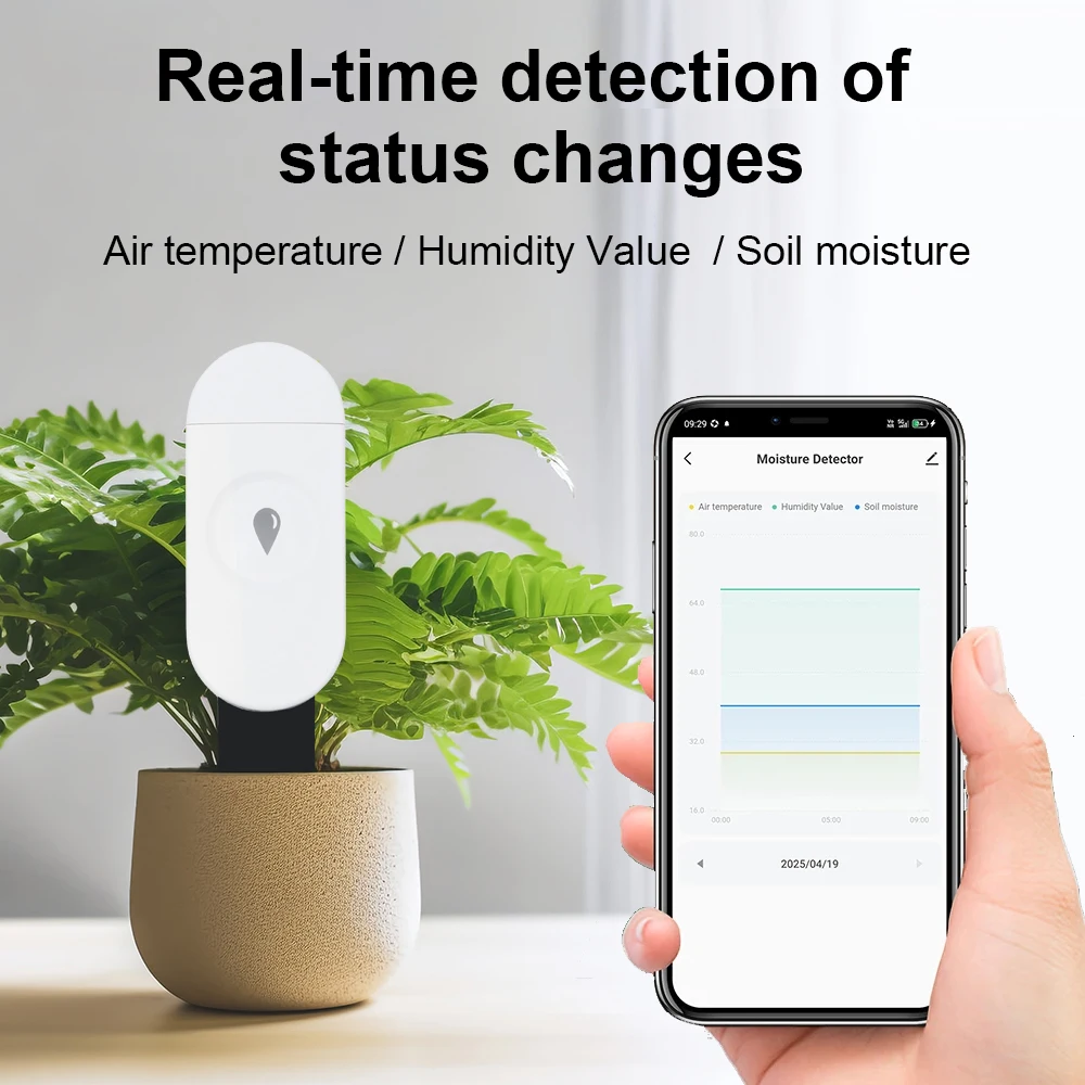 Tuya Zigbee Temperature Humidi - Smart Soil Sensor recension och pris