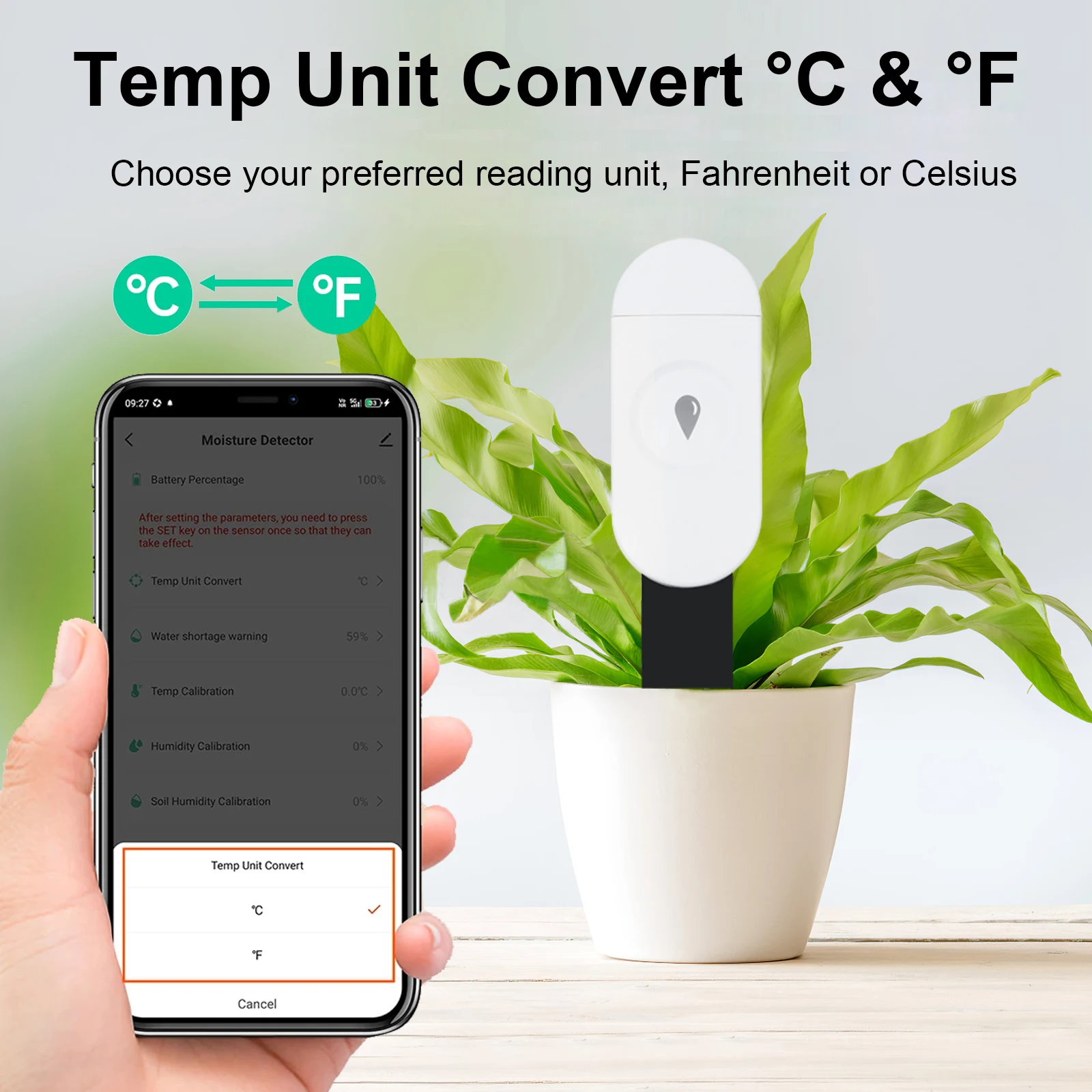 Tuya Zigbee Temperature Humidi - Smart Soil Sensor recension och pris