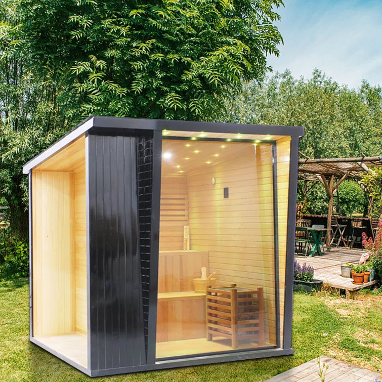 Canadian red cedar wooden desi - Smart Garden Design recension och pris
