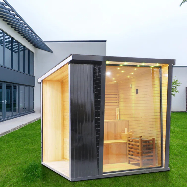 Canadian red cedar wooden desi - Smart Garden Design recension och pris