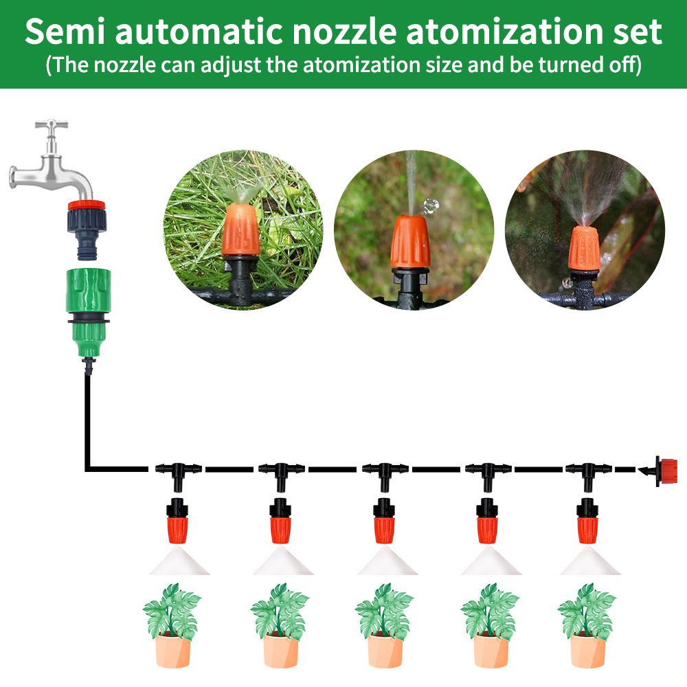 Fog Nozzles Irrigation Kit 5M- - Smart Garden Project recension och pris