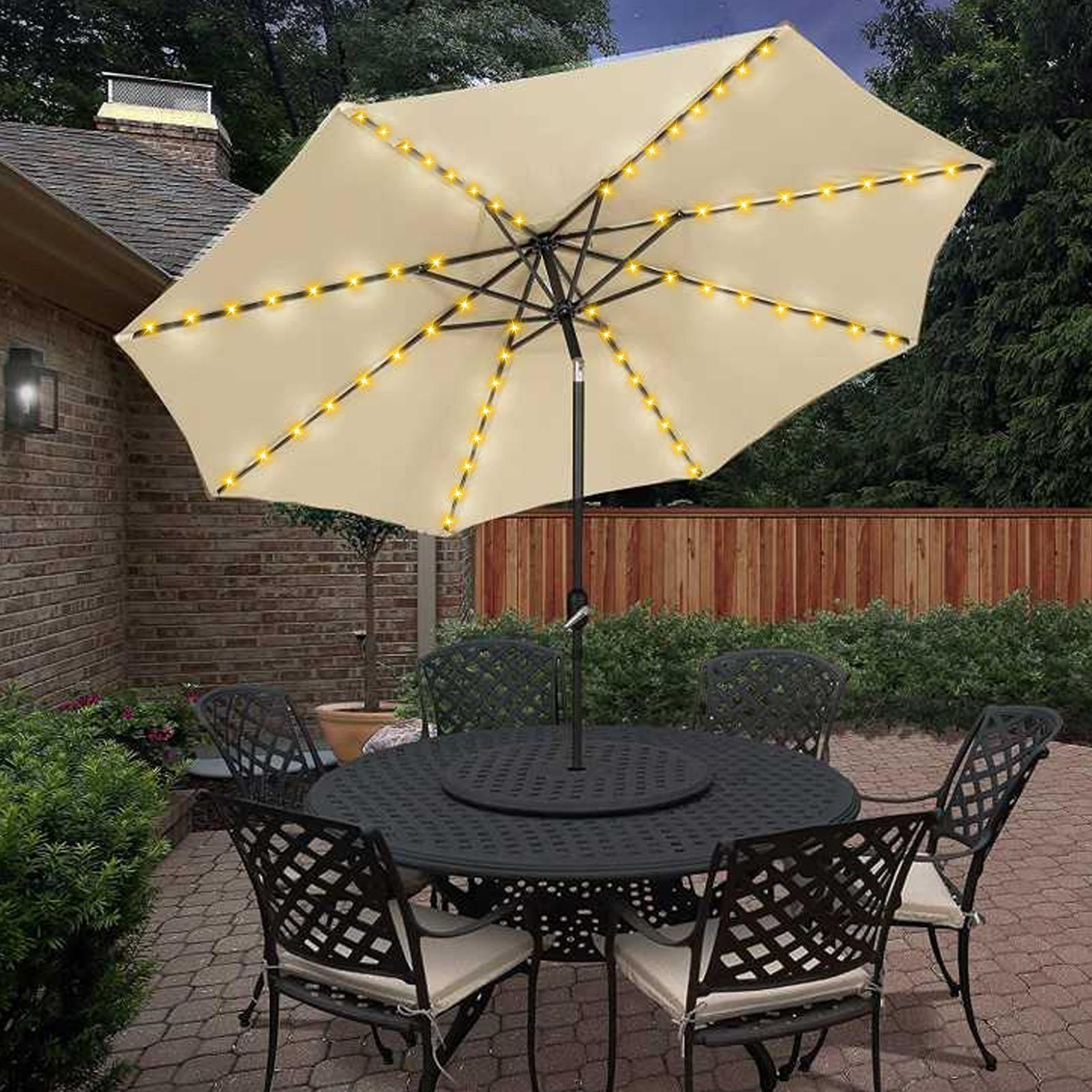 Solar Umbrella String Light 10 - Smart Garden Lighting System recension och pris