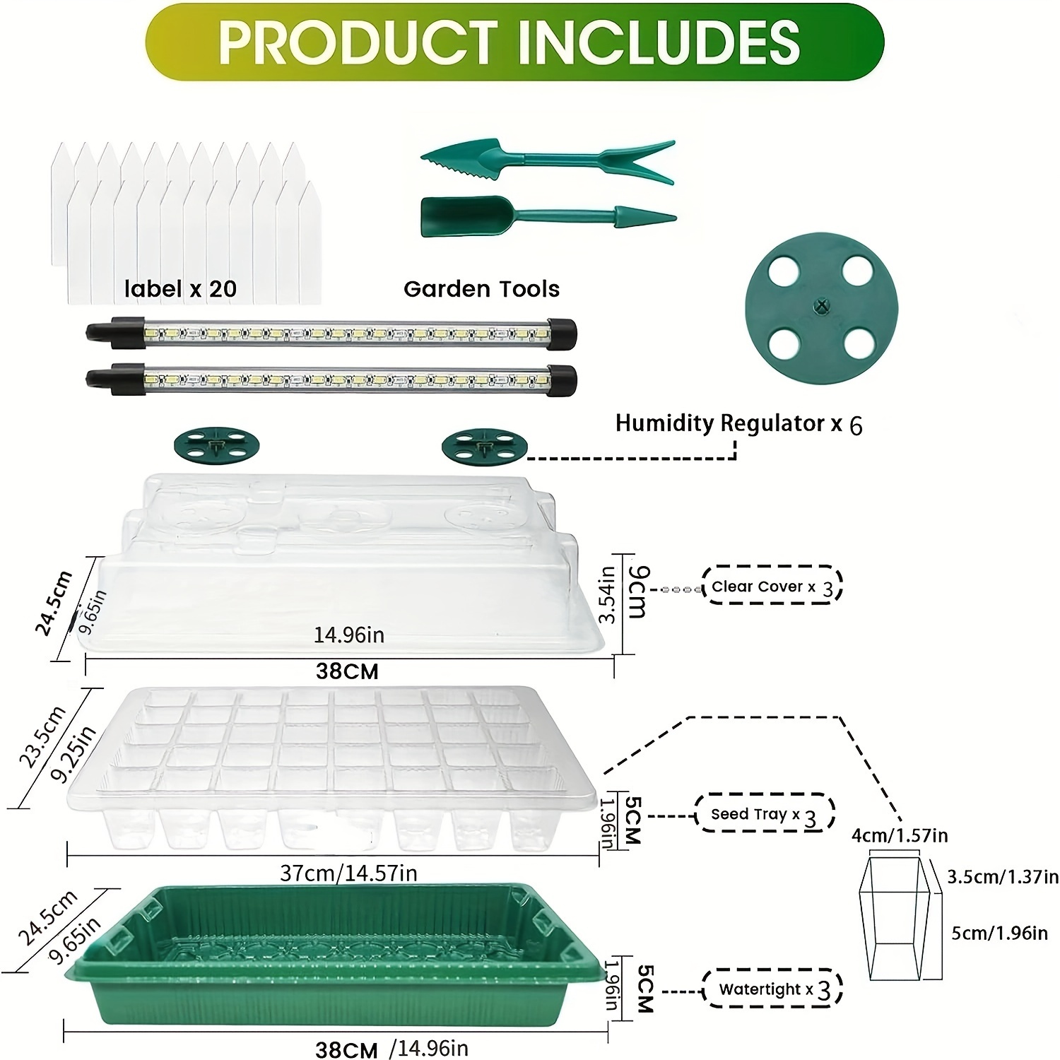 Seed Starter Trays With High D - Smart Garden Usa recension och pris