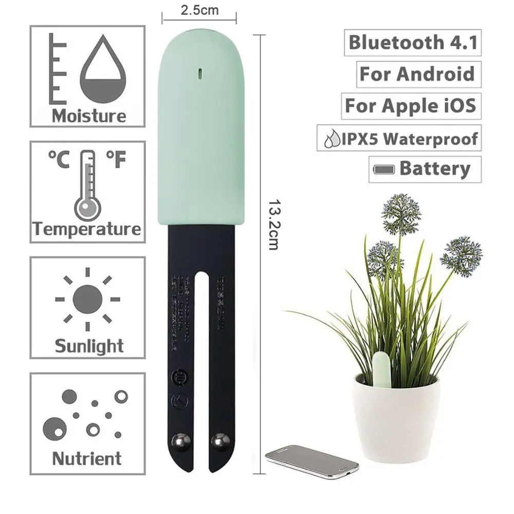HHCC Smart Flower Flora Monito - Smart Soil Sensor recension och pris