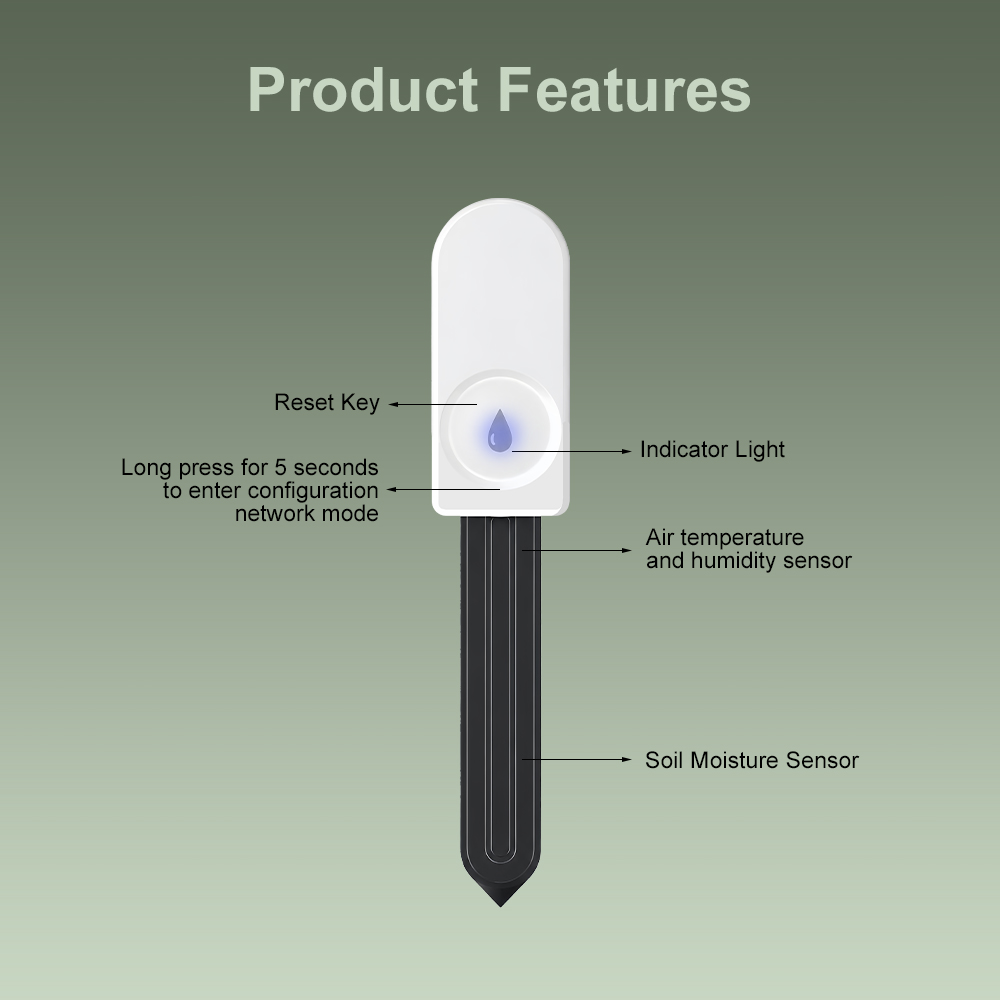 ZigBee Soil Moisture Tester Hu - Smart Soil Sensor recension och pris
