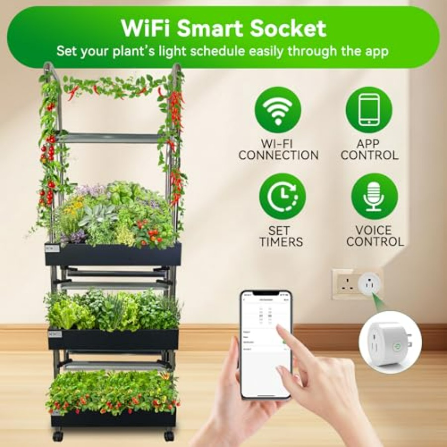 Indoor hydroponics growing sys - Smart Garden Lighting System recension och pris