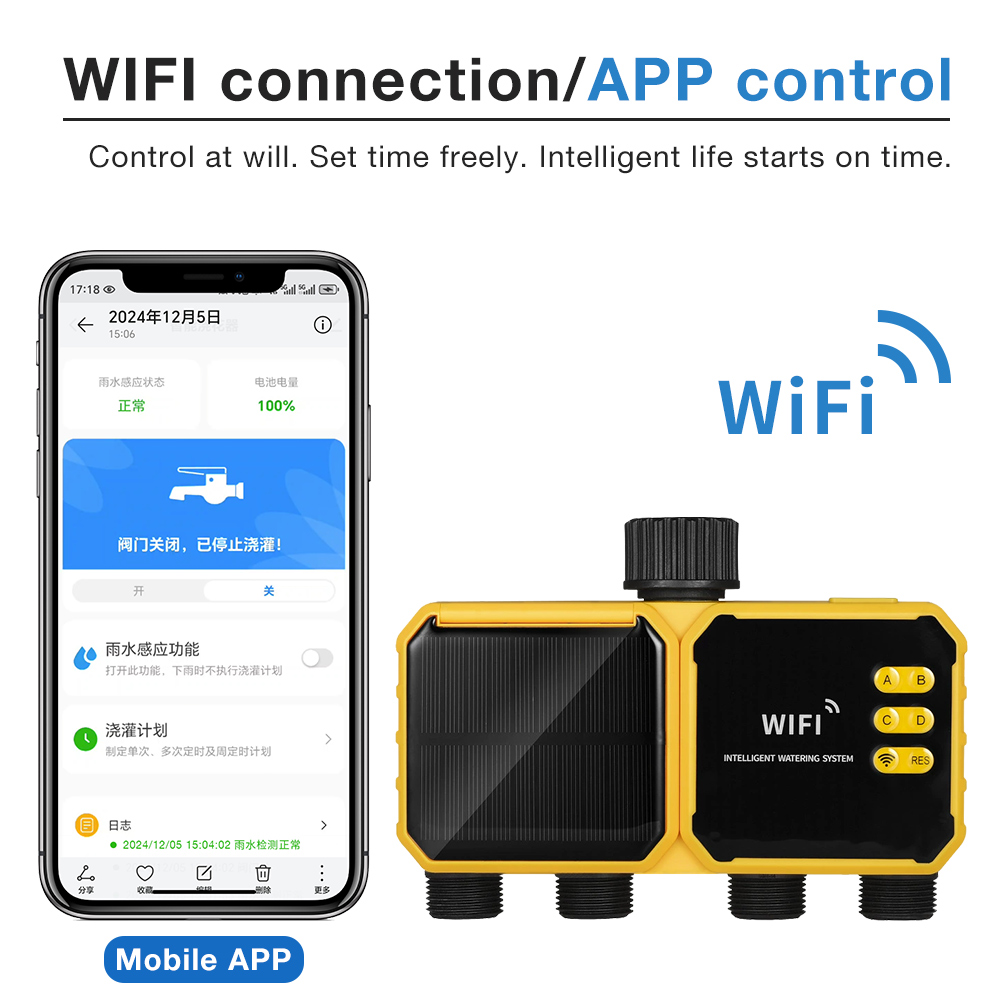 WiFi Solar Irrigation Timer 1/ - Smart Garden Refill recension och pris