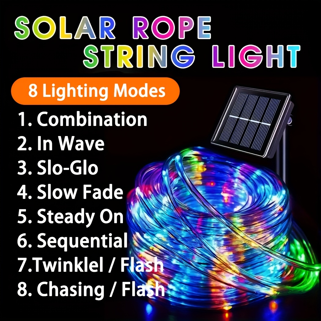 Outdoor Solar LED Fairy Lights - Smart Garden Lighting System recension och pris