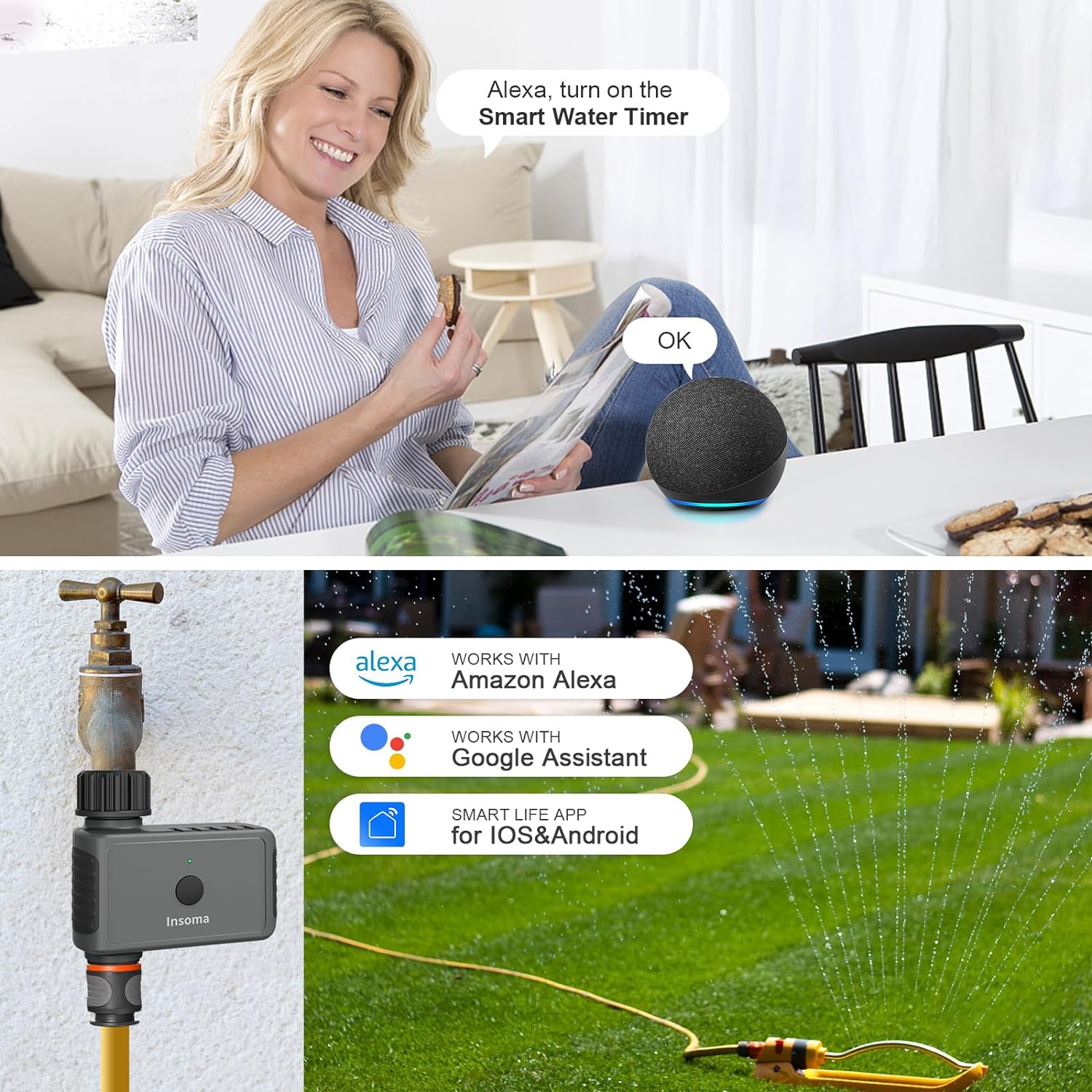 Insoma Wifi Automatic Sprinkle - Smart Garden Refill recension och pris