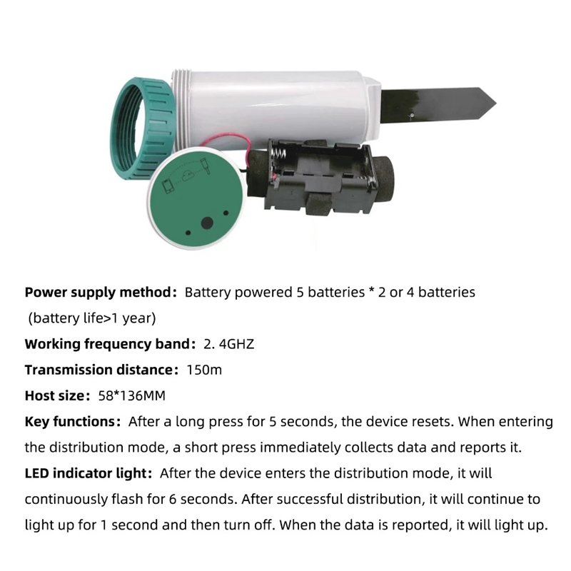 Zigbee Smart 4 In 1 Soil Teste - Smart Soil Sensor recension och pris
