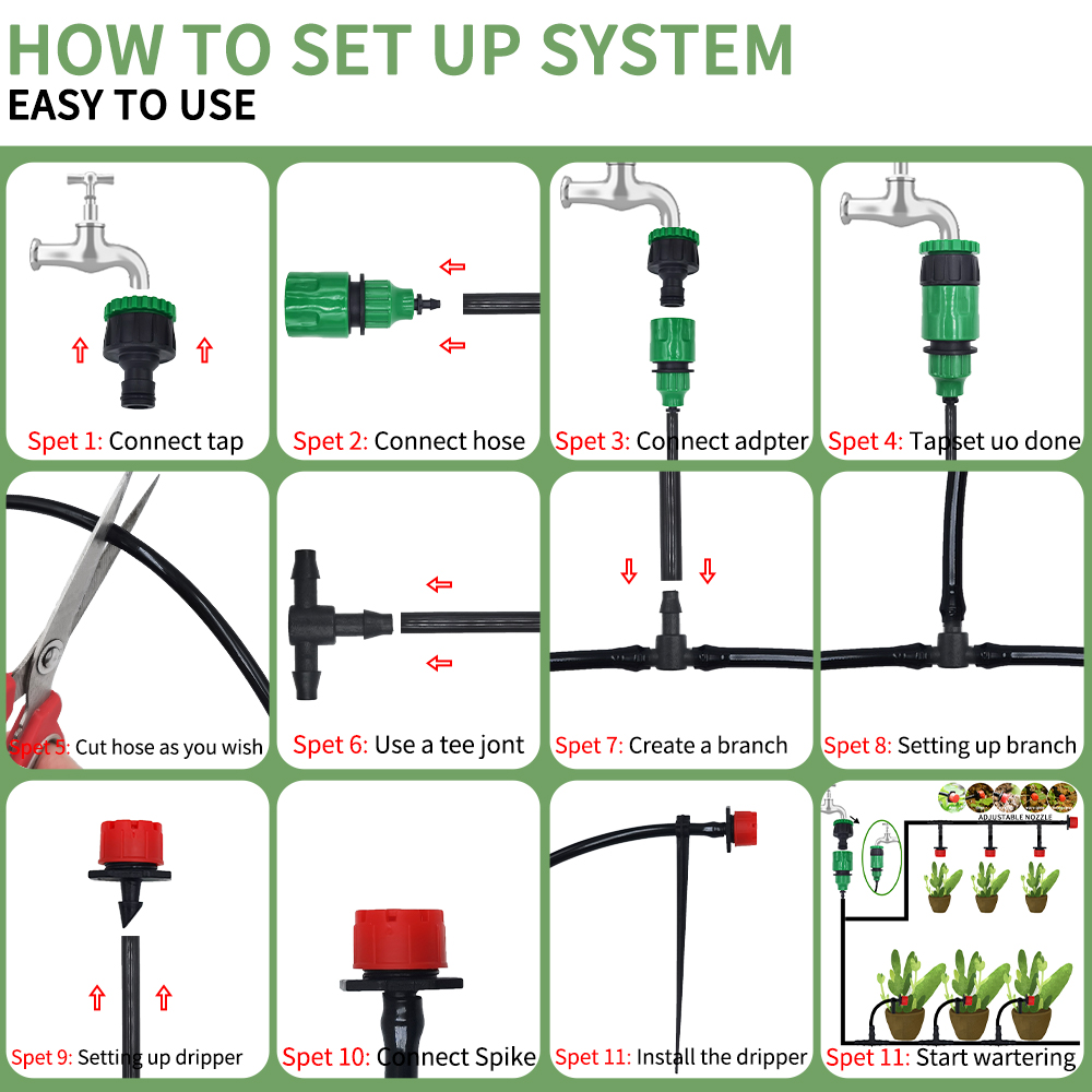 Micro Drip Irrigation System P - Smart Garden Project recension och pris